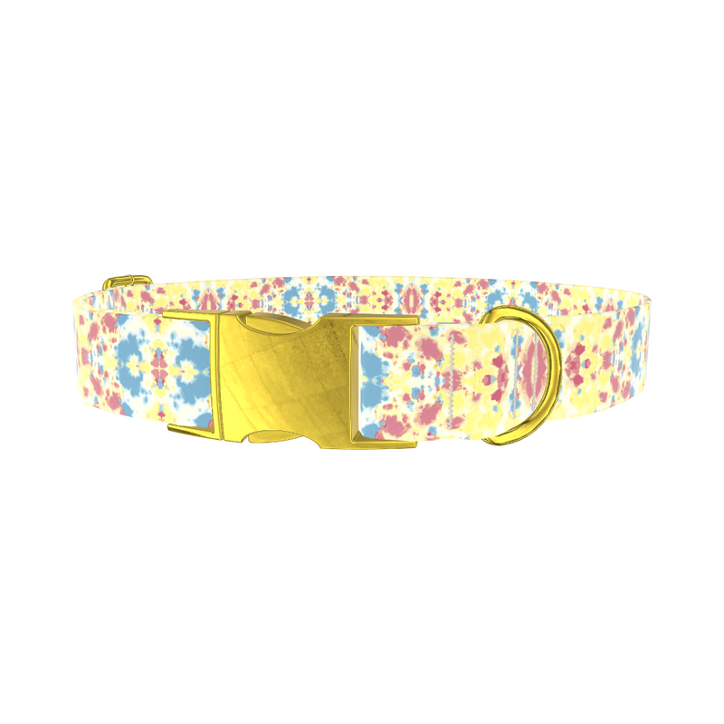 Pastel Abstract Dog Collar