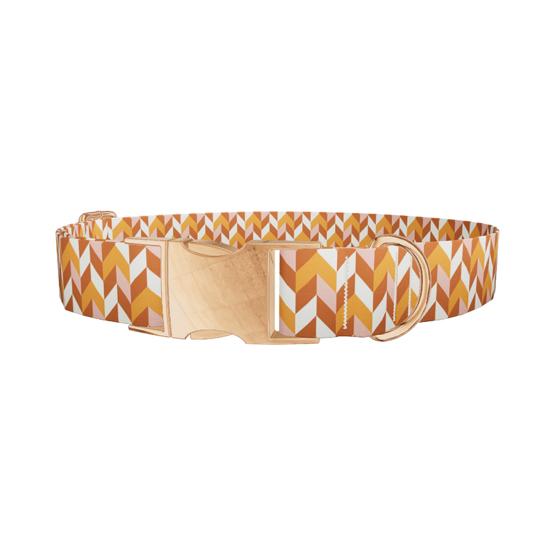 Chevron Geometric Dog Collar