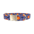 Pumpkin Bat Halloween Dog Collar - Thumbnail 3