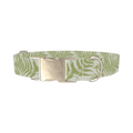 Green Fern Pattern Dog Collar - Thumbnail 3