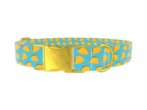Blue Taco Dog Collar