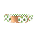 Festive Tree Pattern Dog Collar - Thumbnail 2