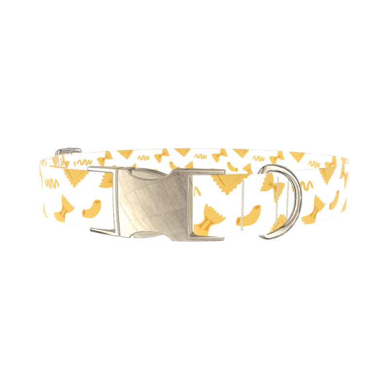 Pasta Pattern Dog Collar