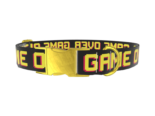 Retro Gamer Dog Collar