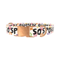 Paw Print Pattern Dog Collar - Thumbnail 2