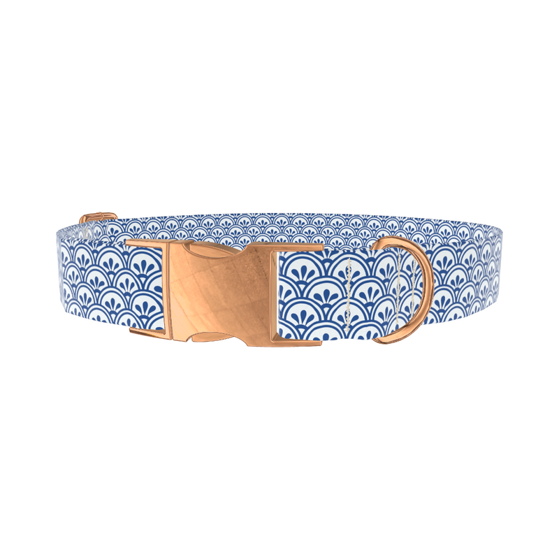 Geometric Japanese Dog Collar