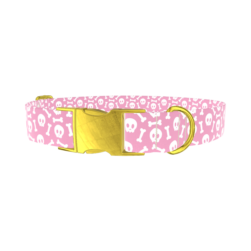Skull and Bones Dog Collar