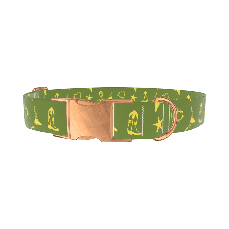 Cowboy Star Dog Collar
