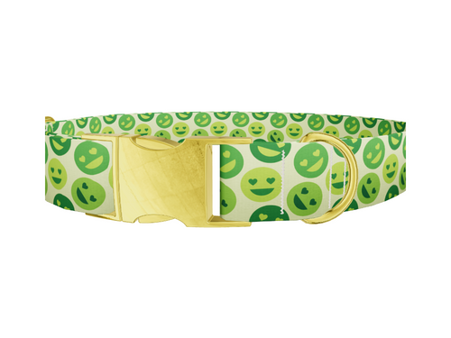 Heart Eyes Emoji Dog Collar