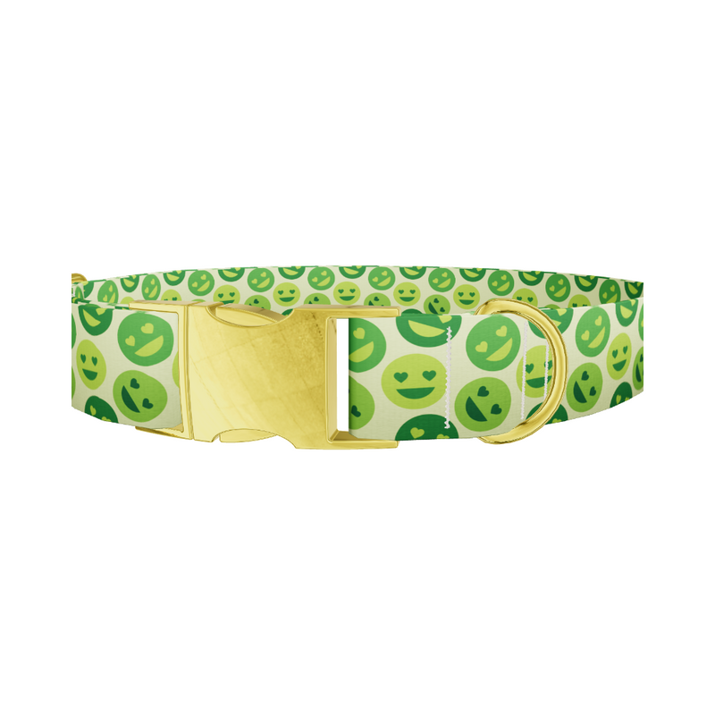 Heart Eyes Emoji Dog Collar