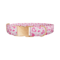 Pink Double Heart Dog Collar - Thumbnail 2