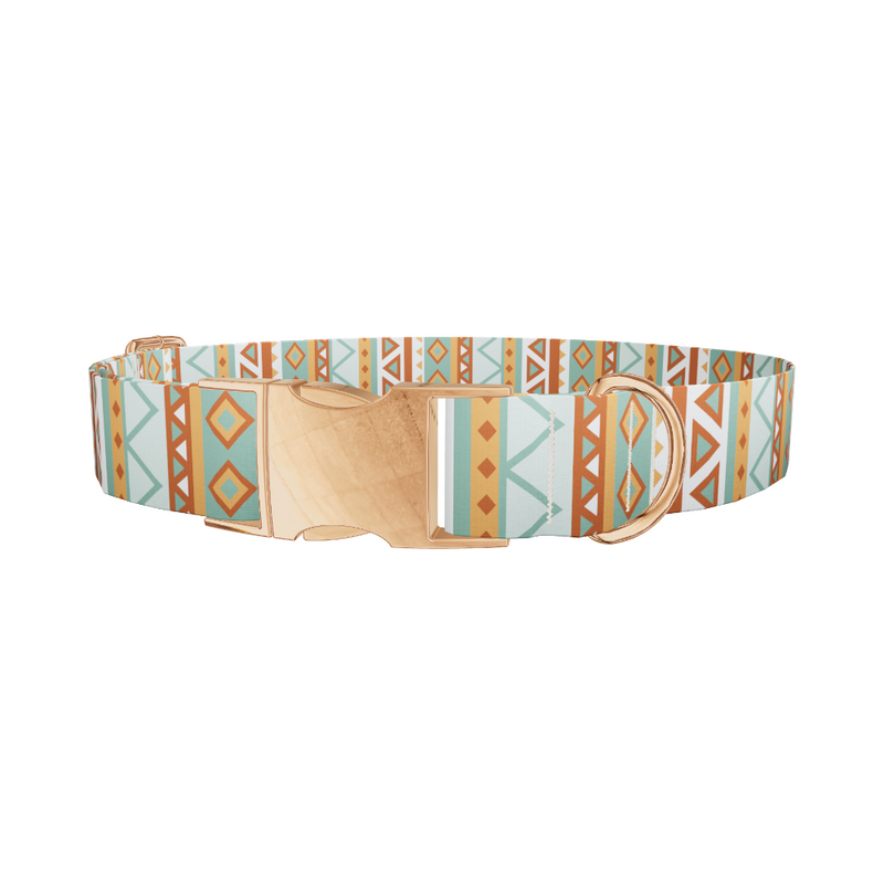 Abstract Tribal Stripe Dog Collar