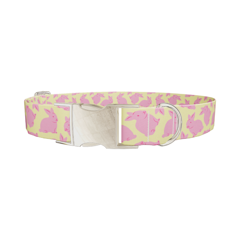 Yellow Bunny Dog Collar