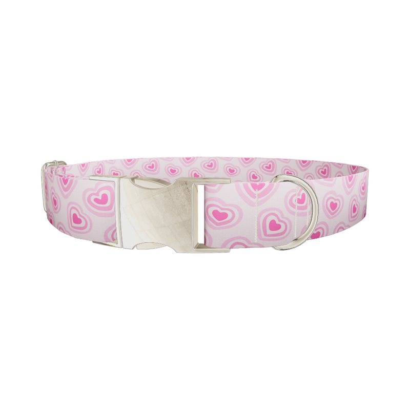Layered Heart Dog Collar