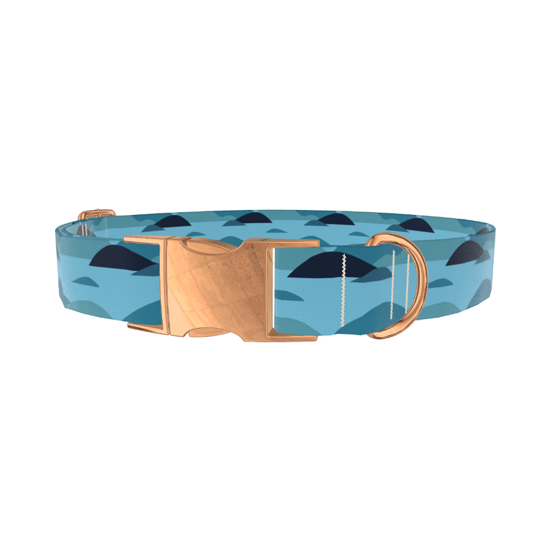 HereYouGoPup Serene Blue Waves Design