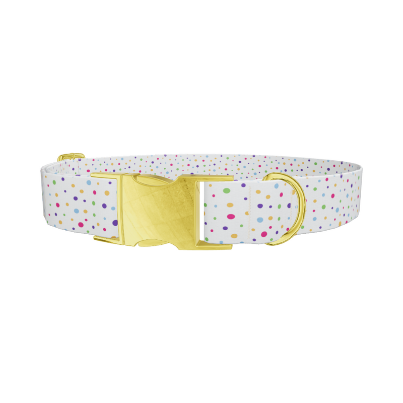 Colorful Polka Dot Dog Collar