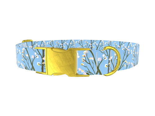 Floral Branches Dog Collar