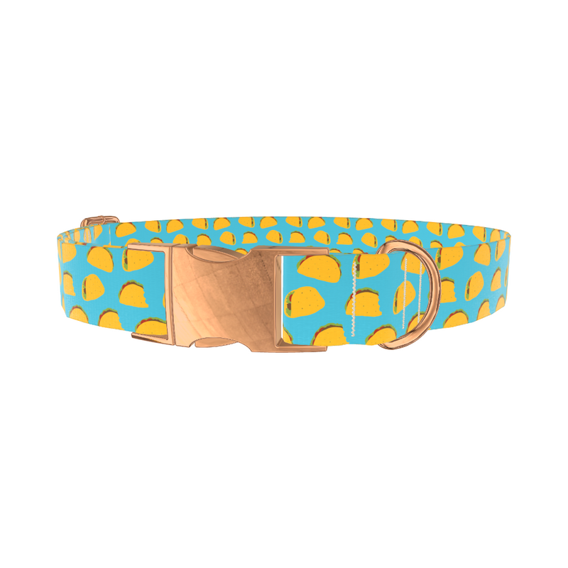 Blue Taco Dog Collar
