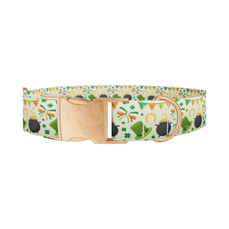 Irish Luck Dog Collar