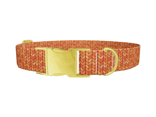 Geometric Knitting Dog Collar