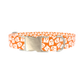 Orange Ghost Pattern Dog Collar - Thumbnail 3