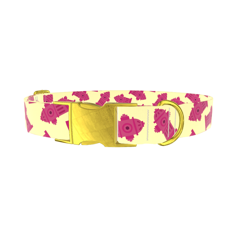 Hydrant Pattern Dog Collar