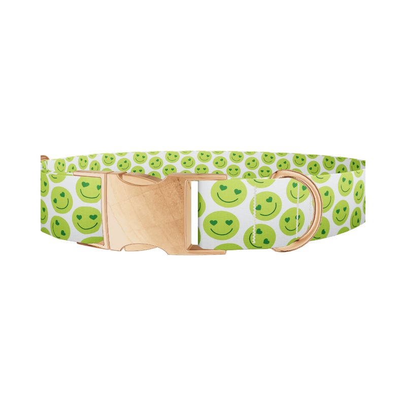 Smiley Face Dog Collar