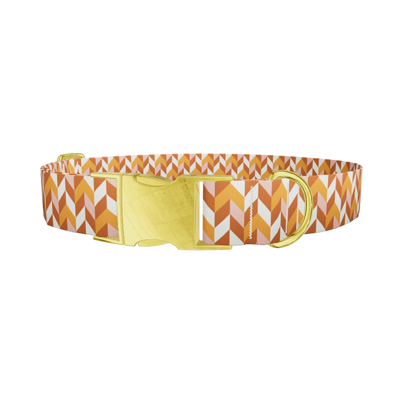 Chevron Geometric Dog Collar