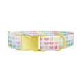 Rainbow Heart and Clover Dog Collar - Thumbnail 1