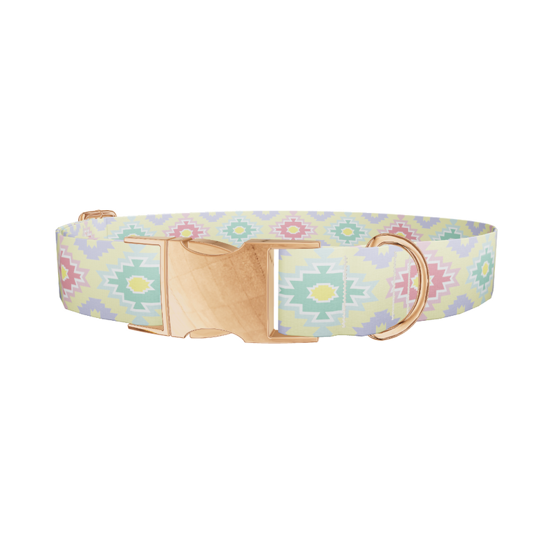 Pastel Tribal Diamond Dog Collar