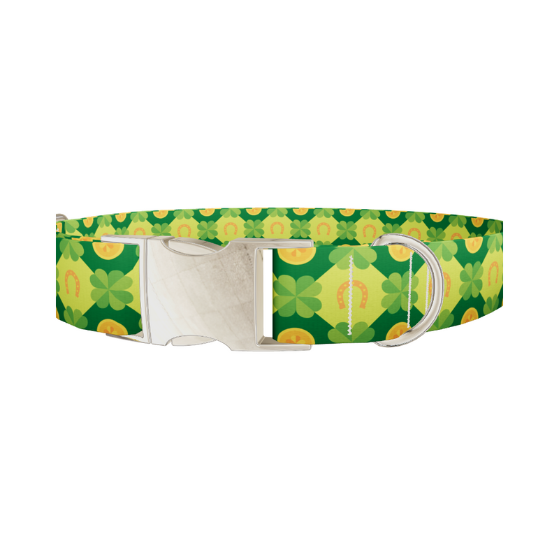 Clover Horseshoe Dog Collar