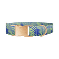 Tropical Leaves Dog Collar - Thumbnail 2