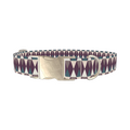 Purple Geometric Triangle Dog Collar - Thumbnail 3