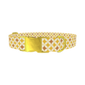 Yellow Geometric Star Dog Collar - Thumbnail 1