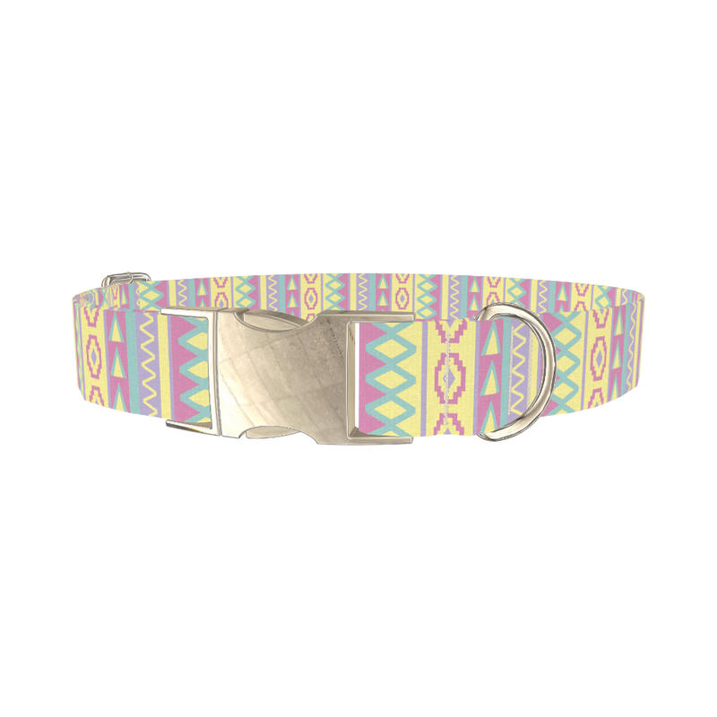 Tribal Diamond Stripe Dog Collar