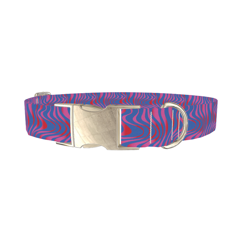 Wave Pattern Dog Collar