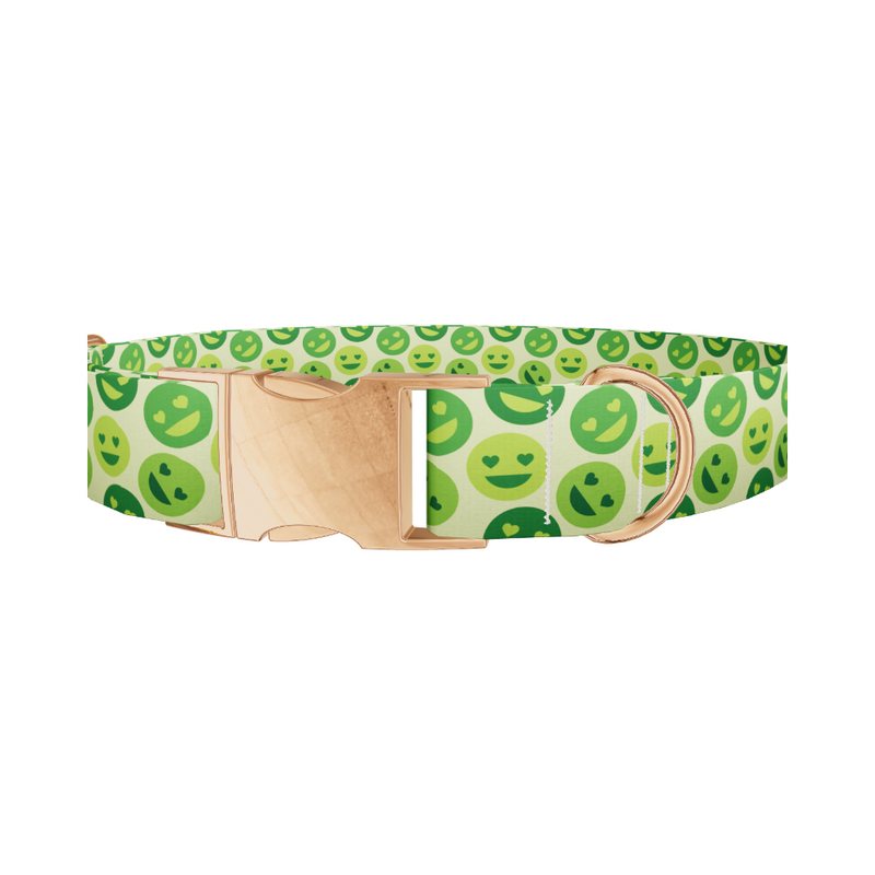 Heart Eyes Emoji Dog Collar
