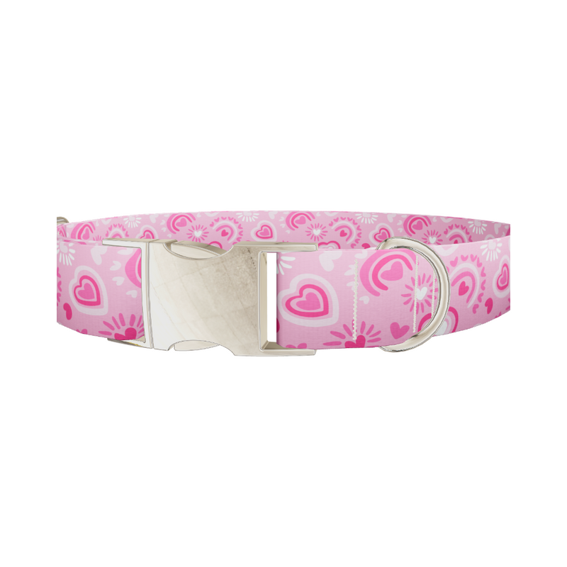 Heart Doodle Dog Collar