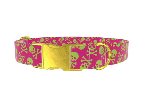 Skull Pattern Dog Collar