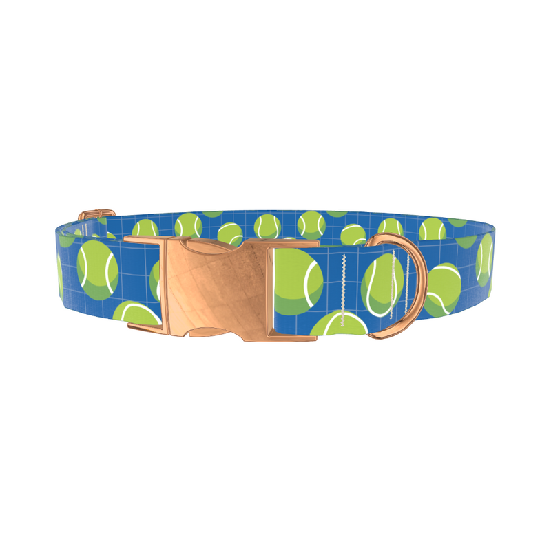 Tennis Ball Pattern Dog Collar