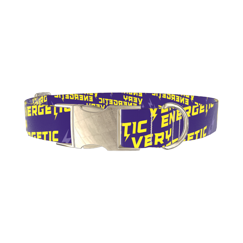 Energetic Lightning Dog Collar