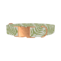 Green Fern Pattern Dog Collar - Thumbnail 2