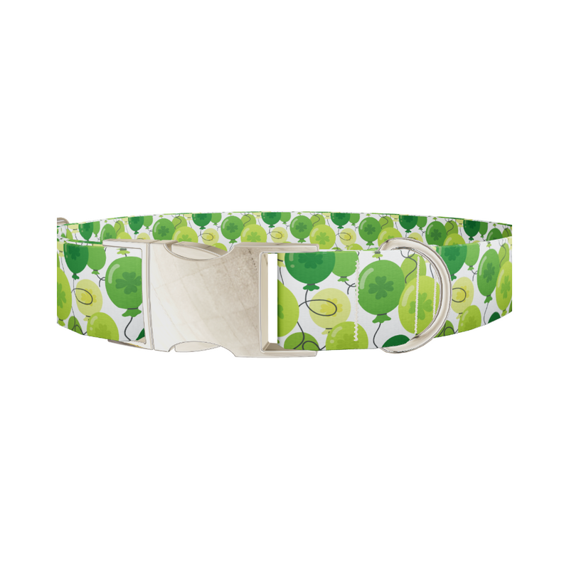 St. Patrick's Balloon Dog Collar