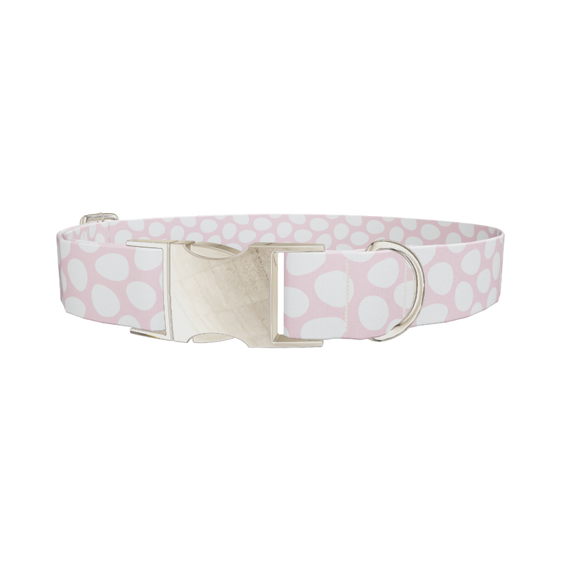 Pink Easter Egg Pattern Dog Collar