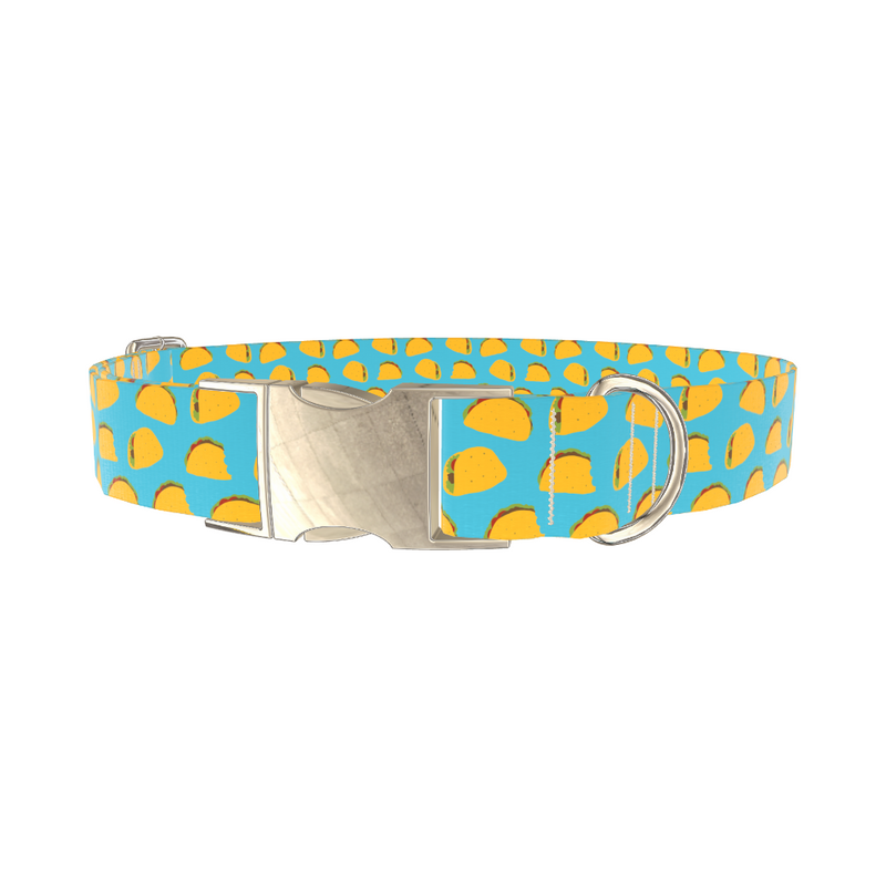 Blue Taco Dog Collar