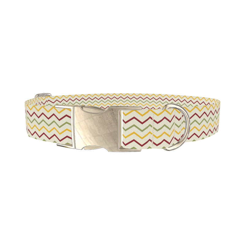 Geometric Chevron Dog Collar