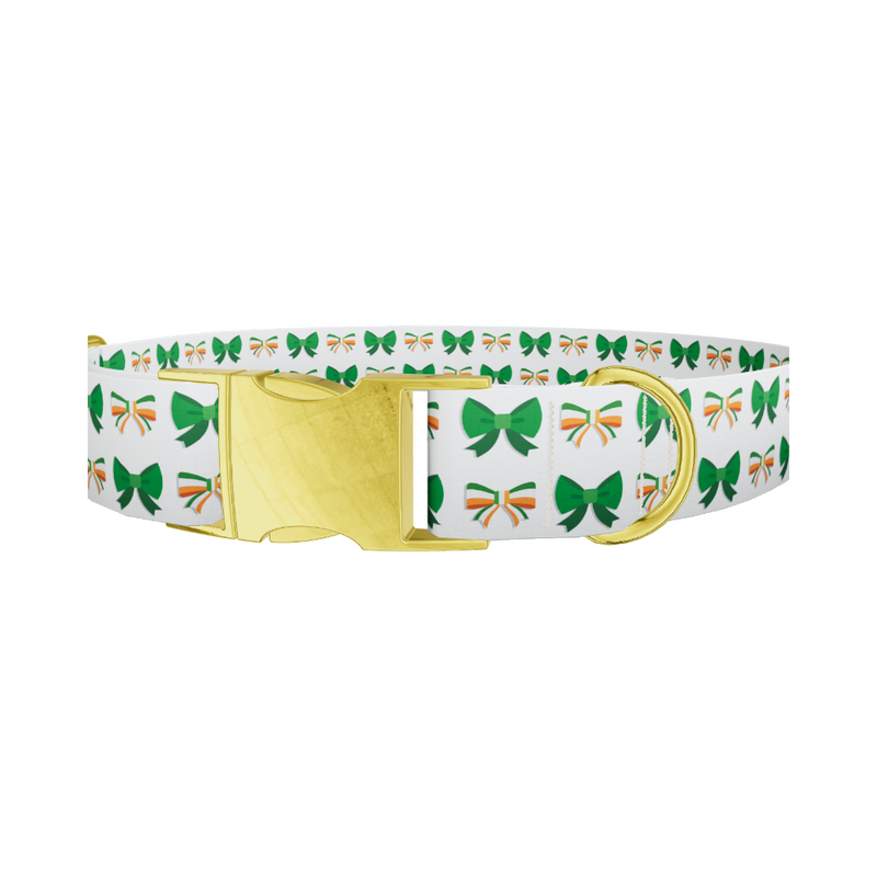 Irish Bow Pattern Dog Collar