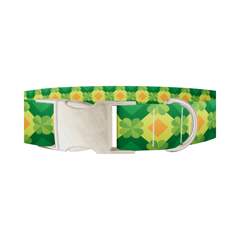 Geometric Shamrock Dog Collar
