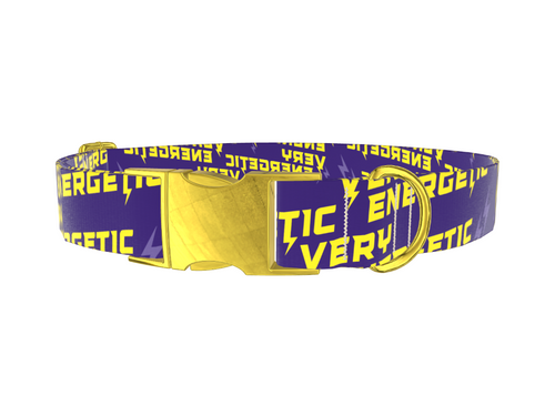 Energetic Lightning Dog Collar