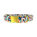 Colorful Geometric Shapes Dog Collar - Thumbnail 1